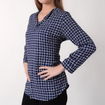 No Apologies Quarter Sleeves Blouse NLT04-1651 (Navy Blue) May 2018 - 2 No Apologies Quarter Sleeves Blouse NLT04-1651 (Navy Blue) - 2