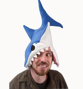 Novelty Plush Shark Hat Geek Fleece Shark Shaped Hat Cap Gift ForChildren June 2018 - 3 Novelty Plush Shark Hat Geek Fleece Shark Shaped Hat Cap Gift forChildren - 3