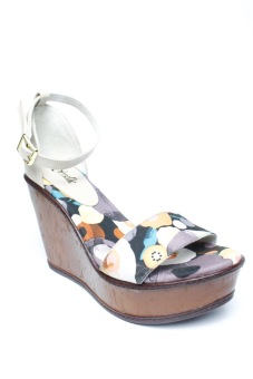 Ohrelle Kiwi Floral Ankle-Strap Wedge Sandals (Beige) June 2018 - 4 Ohrelle Kiwi Floral Ankle-Strap Wedge Sandals (Beige) - 4
