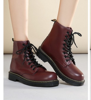 Outlet Martin Boots Female British Boots Brown June 2018 - 2 Outlet Martin boots female British boots Brown - 2