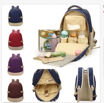 Oxford Fabric Baby Kids Diaper Bag Nappy Changing Mother OutdoorPad Mummy Bag Backpack Shoulder Bag Milk Bottle Mommy Bag Baby CareSupplies - Intl April 2018 - 3 Oxford Fabric Baby Kids Diaper Bag Nappy Changing Mother OutdoorPad Mummy Bag Backpack Shoulder Bag Milk Bottle Mommy Bag Baby CareSupplies - intl - 3