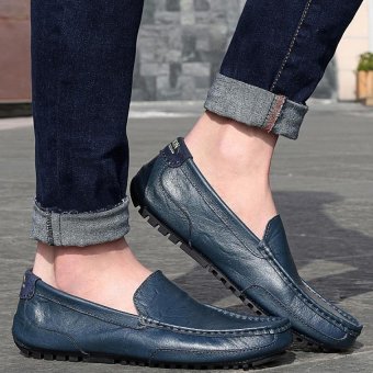 PATHFINDER Men Driving Leather Loafers Shoes Slip Ons (Blue) June 2018 - 2 PATHFINDER Men Driving Leather Loafers Shoes Slip Ons (Blue) - 2