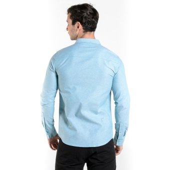 Penshoppe Long Sleeves Shirt With Buttoned Collar (Green) June 2018 - 2 Penshoppe Long Sleeves Shirt With Buttoned Collar (Green) - 2