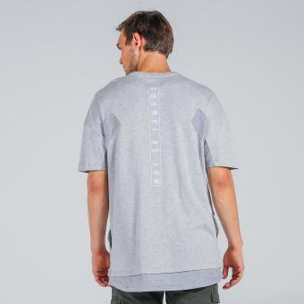 Penshoppe Oversized Tee With Cut & Sew Panel (Gray) June 2018 - 3 Penshoppe Oversized Tee With Cut & Sew Panel (Gray) - 3