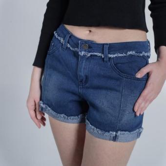 Penshoppe Re-Tooled Denim Shorts (Blue) June 2018 - 4 Penshoppe Re-Tooled Denim Shorts (Blue) - 4
