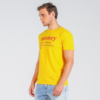 Penshoppe Semi Fit Tee With Graphic Print (Yellow) June 2018 - 2 Penshoppe Semi Fit Tee With Graphic Print (Yellow) - 2