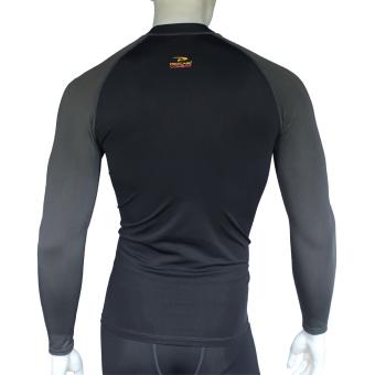 PROCARE MARINE #8362-BG Dri-Quik Men Rash Guard High Neck UPF30+Ultra Violet Skin Protection For Swimming Diving Snorkeling(Black/Gray) May 2018 - 3 PROCARE MARINE #8362-BG Dri-Quik Men Rash Guard High Neck UPF30+Ultra Violet Skin Protection for Swimming Diving Snorkeling(Black/Gray) - 3