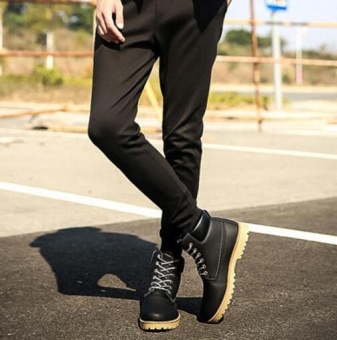 Qizhef Men Martin Boots Boots Boots Shoes Boots Desert Boots Black - Intl June 2018 - 2 Qizhef Men Martin boots boots boots shoes boots desert boots black - intl - 2