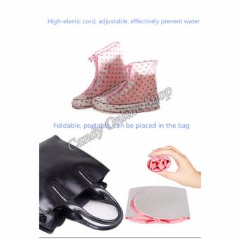 Rising Star Waterproof Non-slip Rain Shoe Covers (Pink) June 2018 - 5 Rising Star Waterproof Non-slip rain shoe covers (Pink) - 5