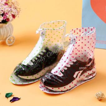 Rising Star Waterproof Non-slip Rain Shoe Covers (Pink) June 2018 - 4 Rising Star Waterproof Non-slip rain shoe covers (Pink) - 4