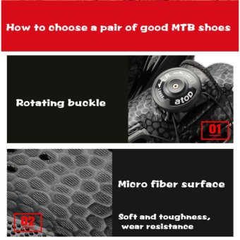 Santic Men Ultra Fiber Self-locking Professional Mesh MTB ShoesCycling Shoes Black Breathable Nylon TPU Strong Sole Auto-LockMountain Bike Shoes Sport Shoes Riding Equipment - Intl June 2018 - 4 Santic Men Ultra Fiber Self-locking Professional Mesh MTB ShoesCycling Shoes Black Breathable Nylon TPU Strong Sole Auto-LockMountain Bike Shoes Sport Shoes Riding Equipment - intl - 4