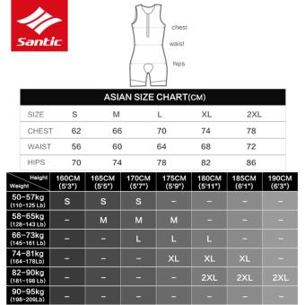 Santic Triathlon Cycling Jersey 4D Pad Quick Dry Sleeveless Cycling Skinsuit Bike Jersey Clothes For Swimming Running Riding June 2018 - 3 Santic Triathlon Cycling Jersey 4D Pad Quick Dry Sleeveless Cycling Skinsuit Bike Jersey Clothes For Swimming Running Riding - 3
