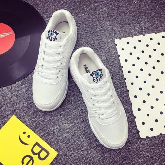 Seanut Fashion Korean Women Shoes Spring Tenis Feminino Casual Shoes Outdoor Walking Shoes Women Flats Lace Up Ladies Shoes(White) July 2018 - 5 Seanut Fashion Korean Women Shoes Spring Tenis Feminino Casual Shoes Outdoor Walking Shoes Women Flats Lace Up Ladies Shoes(White) - 5
