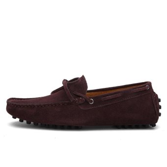 Seanut Fashion Leather Slip On Men Loafers Casual Shoes (Coffee) -intl April 2018 - 3 Seanut Fashion Leather Slip On Men Loafers Casual Shoes (Coffee) -intl - 3