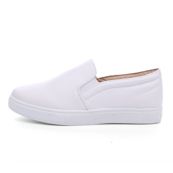 Seanut Men's Casual Slip-On Loafers PU Upper Casual Shoes (White) May 2018 - 2 Seanut Men's Casual Slip-On Loafers PU Upper Casual Shoes (White) - 2