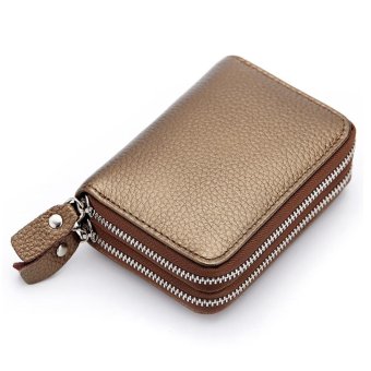 Short Wallet Genuine Leather RFID Blocking Safe Card Holder Forwomen - Intl June 2018 - 4 Short Wallet Genuine Leather RFID Blocking Safe Card Holder Forwomen - intl - 4