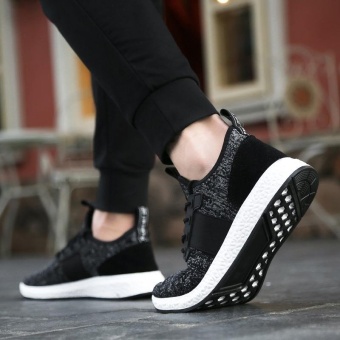 Spring Autumn Men's Sneakers 2017 Men Running Shoes Trending Style Sports Shoes Breathable Trainers Sneakers (Black) - Intl June 2018 - 2 Spring Autumn Men's Sneakers 2017 Men Running Shoes Trending Style Sports Shoes Breathable Trainers Sneakers (Black) - intl - 2
