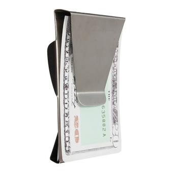 Stainless Steel Money Clip Double Sided Cash Note Credit Card Holder Thin Gift June 2018 - 4 Stainless Steel Money Clip Double Sided Cash Note Credit Card Holder Thin Gift - 4