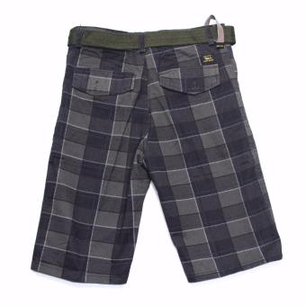 Super-11 Men's Four Pocket Cargo Checkered Short With Belt 798(Black) June 2018 - 4 Super-11 Men's Four Pocket Cargo Checkered Short with Belt 798(Black) - 4