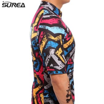 SUREA 2017 New Fabric Summer Men Quick Dry Cycling Jersey MtbBreathable Bicycle Clothing Short Sleeve Cool Bike Wear ClothesDS-13 - Intl May 2018 - 4 SUREA 2017 New Fabric Summer Men Quick Dry Cycling Jersey MtbBreathable Bicycle Clothing Short Sleeve Cool Bike Wear ClothesDS-13 - intl - 4