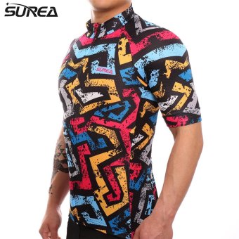 SUREA 2017 New Fabric Summer Men Quick Dry Cycling Jersey MtbBreathable Bicycle Clothing Short Sleeve Cool Bike Wear ClothesDS-13 - Intl May 2018 - 3 SUREA 2017 New Fabric Summer Men Quick Dry Cycling Jersey MtbBreathable Bicycle Clothing Short Sleeve Cool Bike Wear ClothesDS-13 - intl - 3
