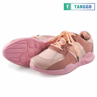 Tanggo PU Leather Mesh Fashion Lace-Up Shoes For Women 6061 (Pink) June 2018 - 3 Tanggo PU Leather Mesh Fashion Lace-Up Shoes for Women 6061 (Pink) - 3