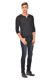 Tex-Cock Long Sleeves Camisa De Chino (Black) April 2018 - 4 Tex-Cock Long Sleeves Camisa de Chino (Black) - 4