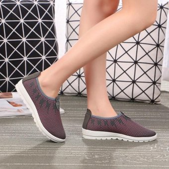 TF Women's Sports Leisure Walking Shoes Old Beijing Cloth Shoes(Grey) - Intl June 2018 - 3 TF Women's sports leisure walking shoes old Beijing cloth shoes(Grey) - intl - 3