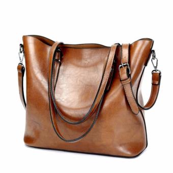 The Large Capacity Shoulder Bag Lady Fashion Canvas Shoulder Bag (Black) - Intl June 2018 - 2 The Large Capacity Shoulder Bag Lady Fashion Canvas Shoulder Bag (Black) - intl - 2