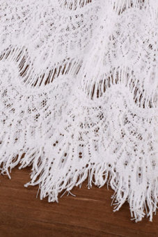 Toprank Swimsuit Cover Up Long Sleeve V-Neck Lace Beach Swim Suit Cover Up ( White ) June 2018 - 4 Toprank Swimsuit Cover Up Long Sleeve V-Neck Lace Beach Swim Suit Cover Up ( White ) - 4
