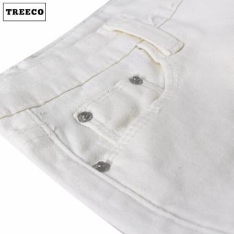 Treeco Women's Korean Tattered High Waist Jeans (923) June 2018 - 4 Treeco Women's Korean Tattered High Waist Jeans (923) - 4