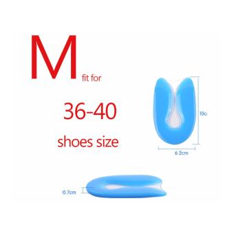 Unisex Silicone Shoes Cushion Pad Gel U-Shape Plantar FasciitisFoot Pain Heel - Intl June 2018 - 5 Unisex Silicone Shoes Cushion Pad Gel U-Shape Plantar FasciitisFoot pain Heel - intl - 5
