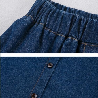 UR Fat Denim Skirt-Dark Blue - Intl July 2018 - 4 UR fat denim skirt-Dark blue - intl - 4