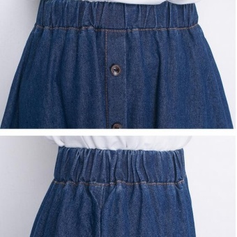 UR Fat Denim Skirt-Dark Blue - Intl July 2018 - 3 UR fat denim skirt-Dark blue - intl - 3
