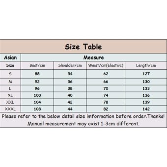 VENFLON Women Summer Chiffon Boho Pleated Beach Maxi Dress Sleeveless Elastic Bohemia Long Dress (Light Grey) - Intl June 2018 - 2 VENFLON Women Summer Chiffon Boho Pleated Beach Maxi Dress Sleeveless Elastic Bohemia Long Dress (Light grey) - intl - 2