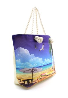 Vintage Paris Flying Pigeon Beach Tote Bag June 2018 - 2 Vintage Paris Flying Pigeon Beach Tote Bag - 2