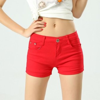 Women Ladies Candy Color Shorts Summer Denim Short Pant Jeans -intl June 2018 - 5 Women Ladies Candy Color Shorts Summer Denim Short Pant Jeans -intl - 5