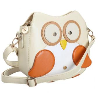 Women Owl Pattern Faux Leather Small Cross Body Bag June 2018 - 2 Women Owl Pattern Faux Leather Small Cross Body Bag - 2