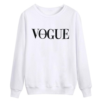 Women 's Sweater Letters Printed Round Neck Long - Sleeved SweaterWomen Tops-Black - Intl June 2018 - 2 Women 's Sweater Letters Printed Round Neck Long - Sleeved SweaterWomen Tops-Black - intl - 2