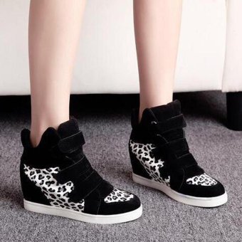 Women Shoes Autumn Winter Hidden Heel Flock Fashion Wedge Casual Shoes - Intl June 2018 - 4 Women Shoes Autumn Winter Hidden Heel Flock Fashion Wedge Casual Shoes - intl - 4