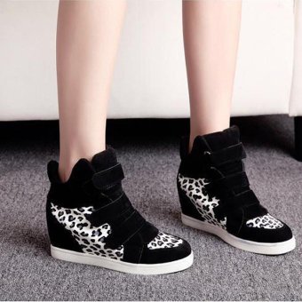 Women Shoes Autumn Winter Hidden Heel Flock Fashion Wedge Casual Shoes - Intl June 2018 - 3 Women Shoes Autumn Winter Hidden Heel Flock Fashion Wedge Casual Shoes - intl - 3