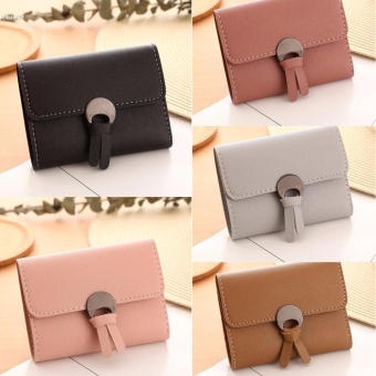 Women Simple Three Folded Coin Purse Small Wallet Pocket Credit Cards Organizer - Intl June 2018 - 3 Women Simple Three Folded Coin Purse Small Wallet Pocket Credit Cards Organizer - intl - 3
