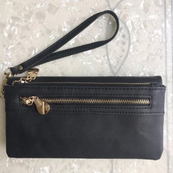 Women Wallets Long PU Zipper Long Wallet Female Clutch Coin Purse For Ladies Black - Intl June 2018 - 2 Women Wallets Long PU Zipper Long Wallet Female Clutch Coin Purse for Ladies Black - intl - 2