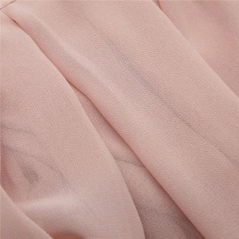 Women's High Waist Skirt Double Layer Chiffon Long Skirt - Pink - Intl June 2018 - 5 Women's High Waist Skirt Double Layer Chiffon Long Skirt - Pink - intl - 5