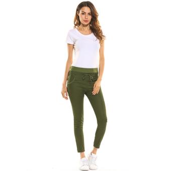 Women's Sports Harem Pants (Green) June 2018 - 3 Women's Sports Harem Pants (Green) - 3