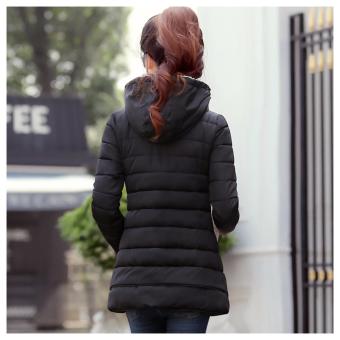 Women'S Winter Jacket Down Cotton Jacket Slim Casual Ladies Coat (Black) - Intl April 2018 - 2 Women'S Winter Jacket Down Cotton Jacket Slim Casual Ladies Coat (Black) - intl - 2