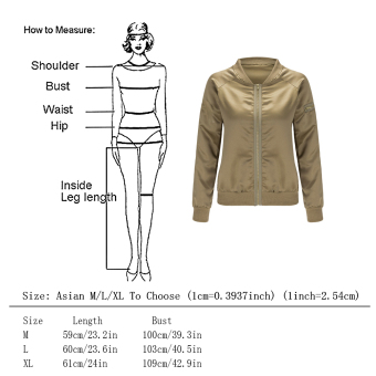 WomenPadded Bober Jackset Vintage Zip Up Biker Coat (Back) June 2018 - 5 WomenPadded Bober Jackset Vintage Zip Up Biker Coat (Back) - 5