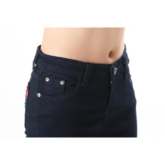 Women's New Sticker Design Skinny Jeans(BLACK) April 2018 - 5 Women's New Sticker Design Skinny Jeans(BLACK) - 5