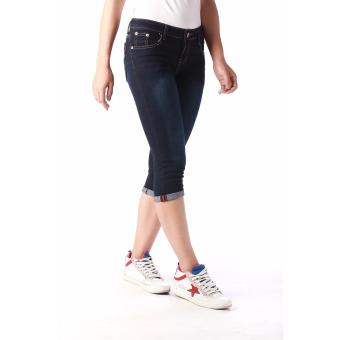 Women's Vintage Capri Short With Yellow Stitches June 2018 - 4 Women's Vintage Capri Short with Yellow Stitches - 4