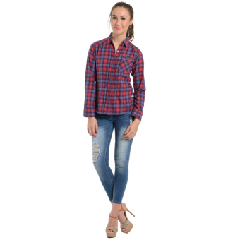Wrangler Ladies' Plaid Shirt (Lex Velver) April 2018 - 4 Wrangler Ladies' Plaid Shirt (Lex Velver) - 4